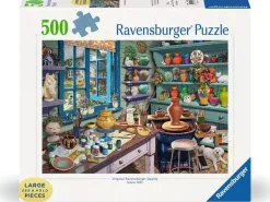Ravensburger – Pottery Studio Sanctuary 500 Large Piece Puzzle