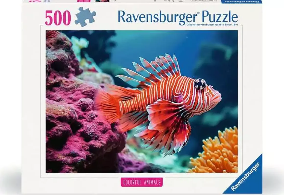 Ravensburger – Red Lionfish 500 Piece Puzzle