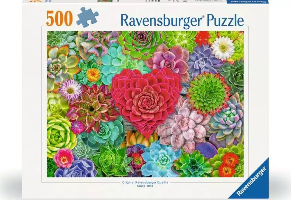 Ravensburger – Succulent Love 500 Piece Puzzle