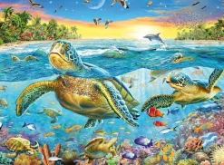 Ravensburger – Swim with Sea Turtles 100 XXL Piece Jigsaw Puzzle