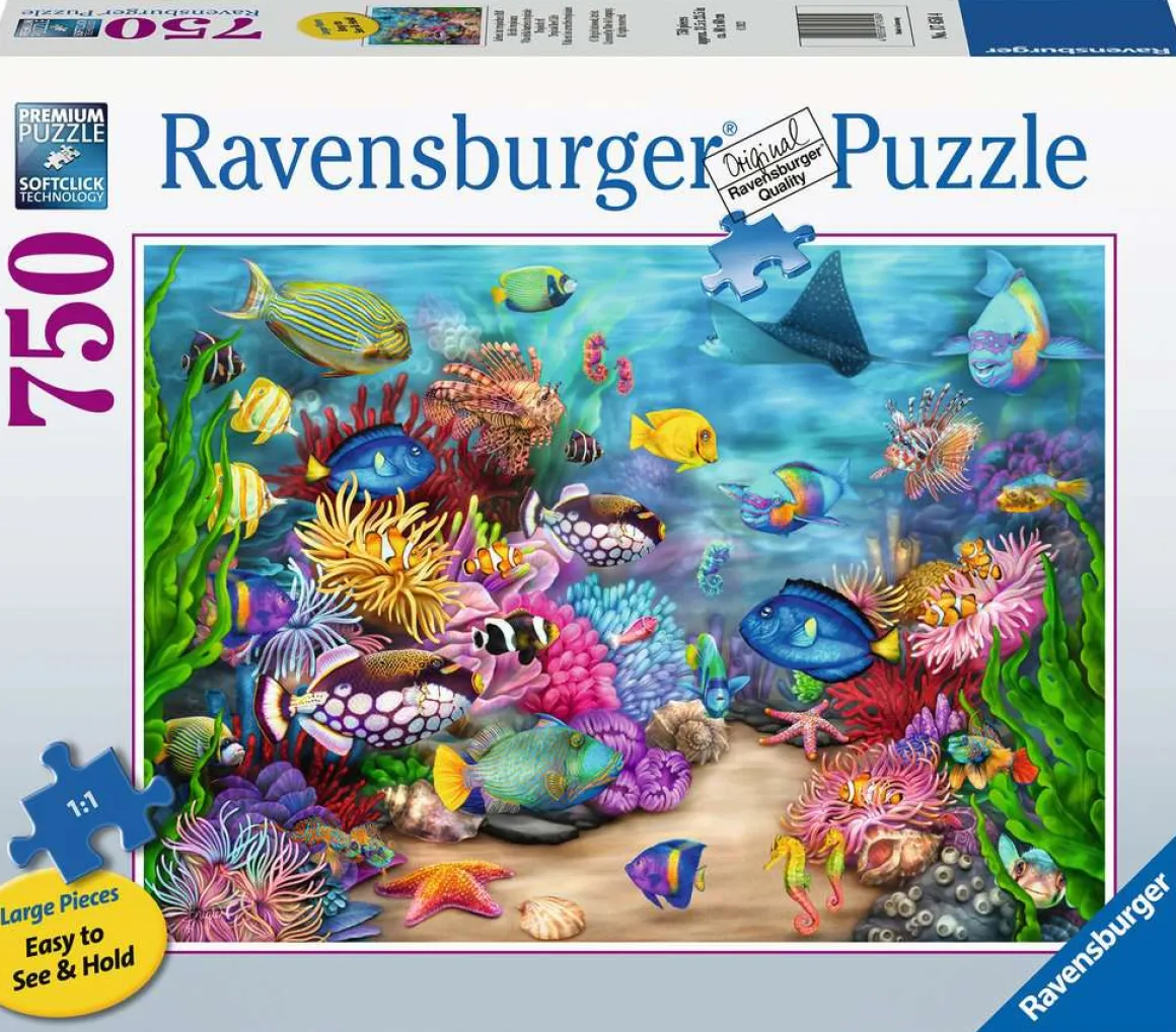 Ravensburger – Tropical Reef Life 750 Large Piece Format Puzzle