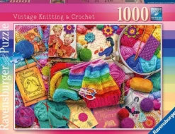 Ravensburger – Vintage Knitting & Crochet 1000 Piece Puzzle