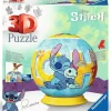 Ravensburger 3D Puzzle Ball, Disney Stitch 72 Pieces