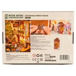 Robotime – DIY Bookends Kit – Christmas Indoor Scene