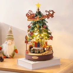 Robotime Rolife 3D Wooden Puzzle – Christmas Melody Tree