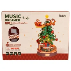 Robotime Rolife 3D Wooden Puzzle – Christmas Melody Tree