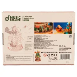 Robotime Rolife 3D Wooden Puzzle – Christmas Melody Tree