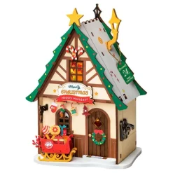 Robotime Rolife DIY Miniature House Twinkling Christmas House
