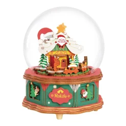 Robotime Rolife DIY Music Box – Christmas Town