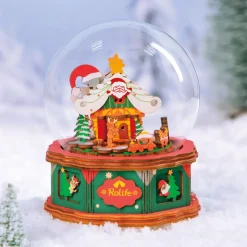 Robotime Rolife DIY Music Box – Christmas Town