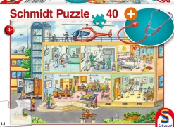 Schmidt – At the Children’s Hospital 40 Piece Jigsaw Puzzle with Stethoscope