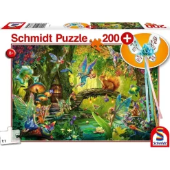 Schmidt – Fairies in the Forest with Wand 200 Piece Puzzle