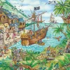 Schmidt – Pirate Cove 100 Piece Puzzle with Pirate Flag