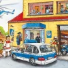 Schmidt – Police Helicopter 60 Piece Jigsaw Puzzle with Helicopter