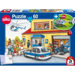 Schmidt – Police Helicopter 60 Piece Jigsaw Puzzle with Helicopter