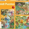 Schmidt- Dinosaur Fun 3 X 24 Piece Puzzle