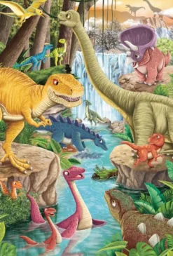 Schmidt- Dinosaur Fun 3 X 24 Piece Puzzle