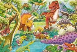 Schmidt- Dinosaur Fun 3 X 24 Piece Puzzle