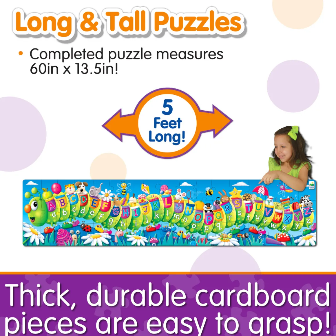 The Learning Journey – ABC Caterpillar Jumbo Floor Puzzle
