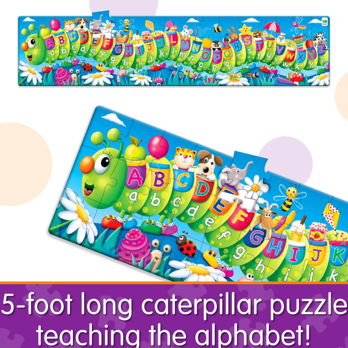 The Learning Journey – ABC Caterpillar Jumbo Floor Puzzle