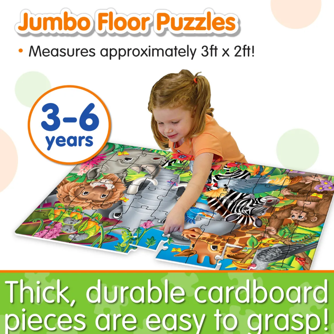 The Learning Journey – Animals of the World Jumbo Floor Puzzle
