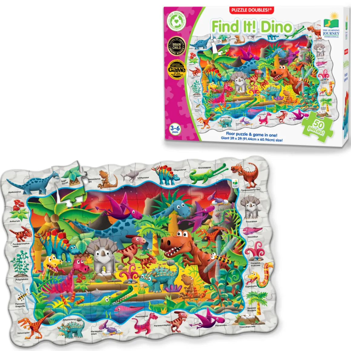 The Learning Journey – Find it Dino Puzzle Doubles