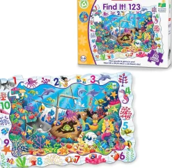The Learning Journey – Find It! 123 Jumbo Floor Puzzle