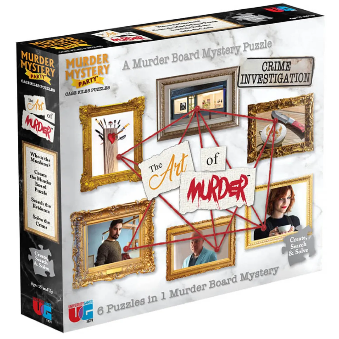 University Games – The Art of Murder Mystery Puzzle 1000 Pieces