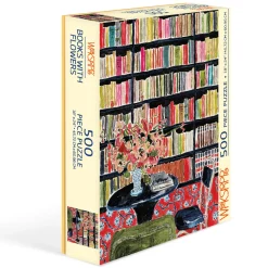Werkshoppe – Book with Flowers 500 Piece Puzzle