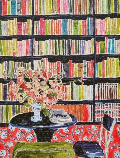 Werkshoppe –  Book with Flowers 500 Piece Puzzle