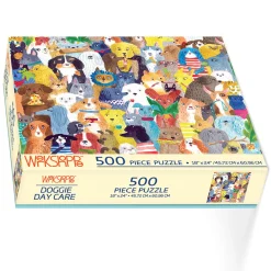 Werkshoppe –  Doggie Day Care 500 Piece Puzzle