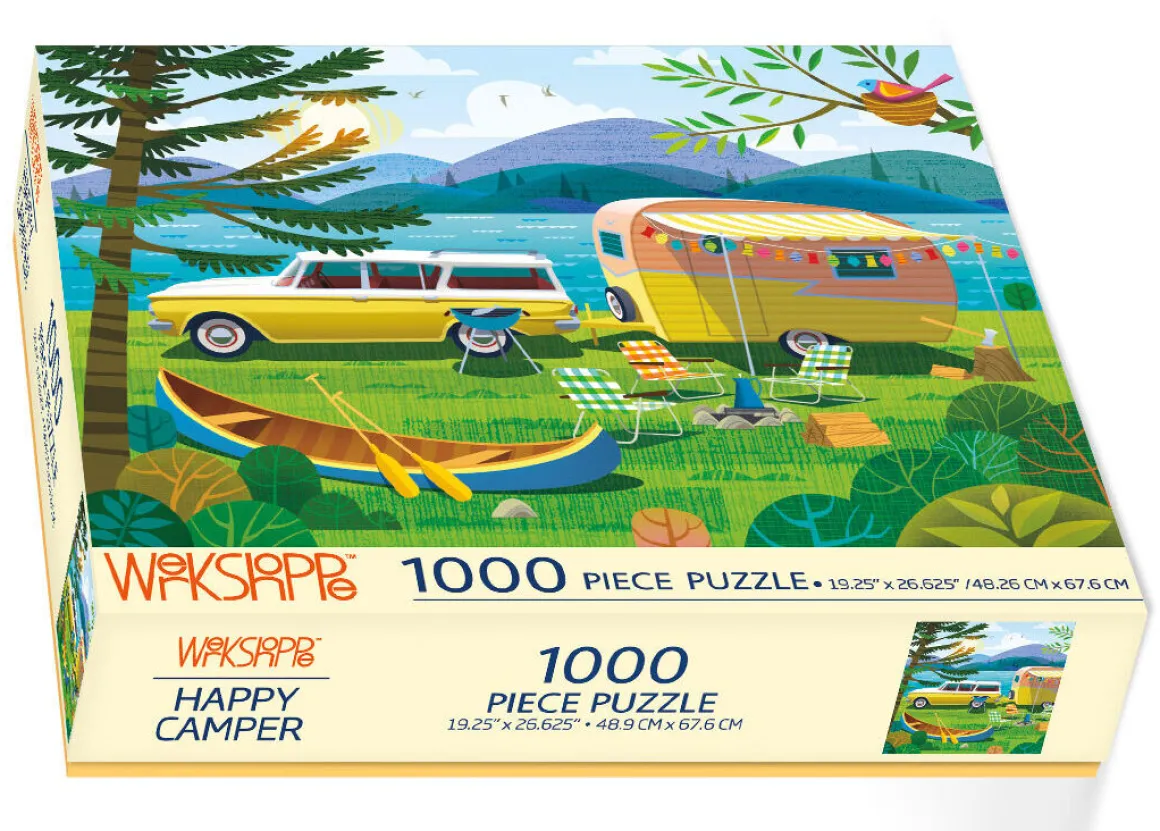 Werkshoppe – Happy Camper 1000 Piece Puzzle