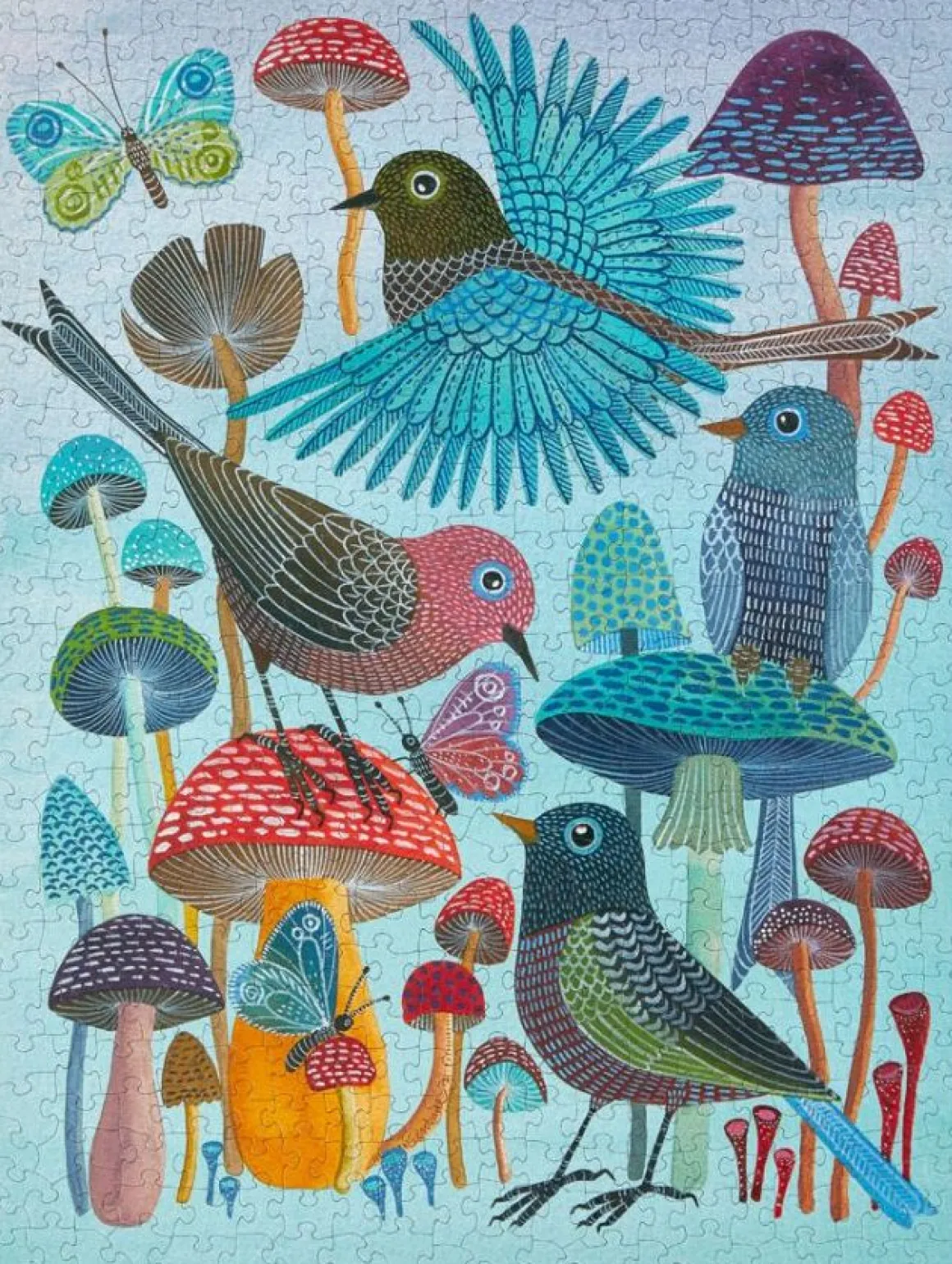 Werkshoppe – Mushroom Garden 500 Piece Puzzle
