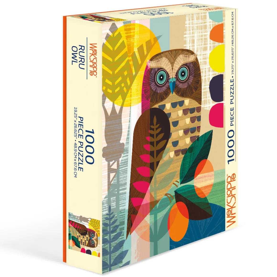 Werkshoppe – Ruru Owl 1000 Piece Puzzle