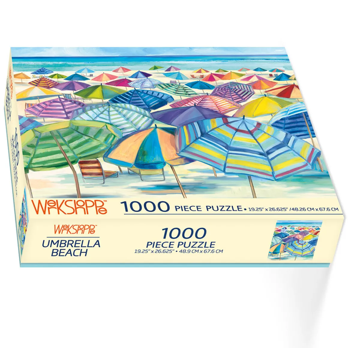 Werkshoppe – Umbrella Beach 1000 Piece Puzzle