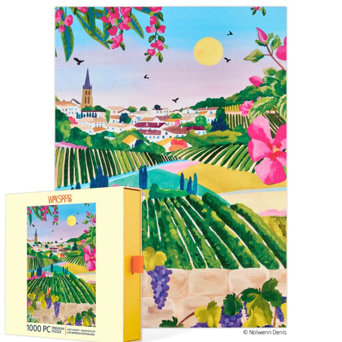 WerkShoppe – Village Vineyard 1000 Piece Puzzle