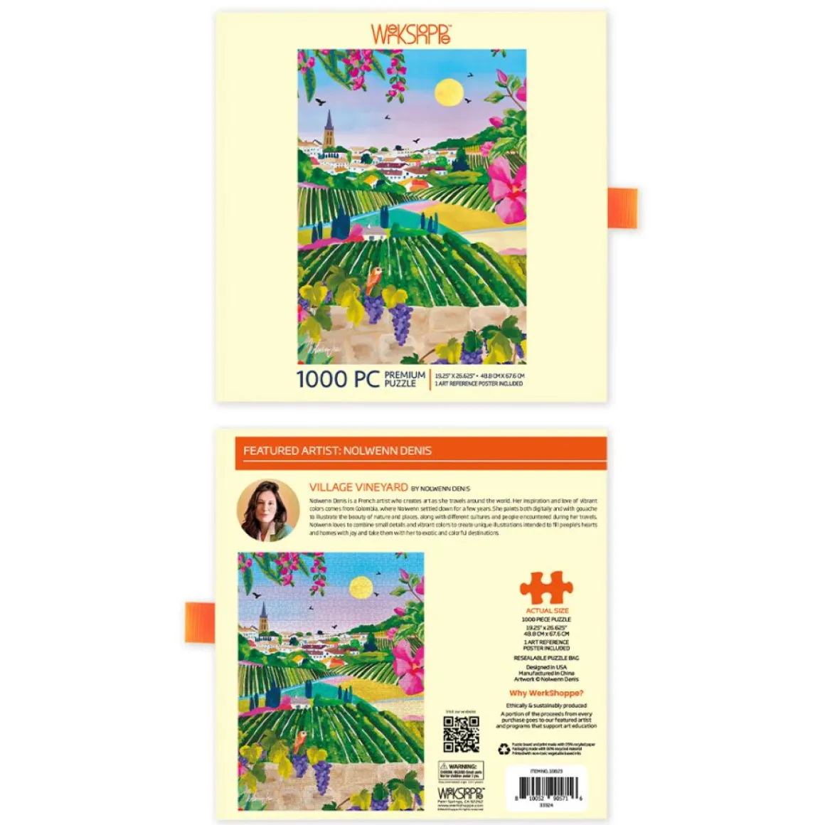 WerkShoppe – Village Vineyard 1000 Piece Puzzle