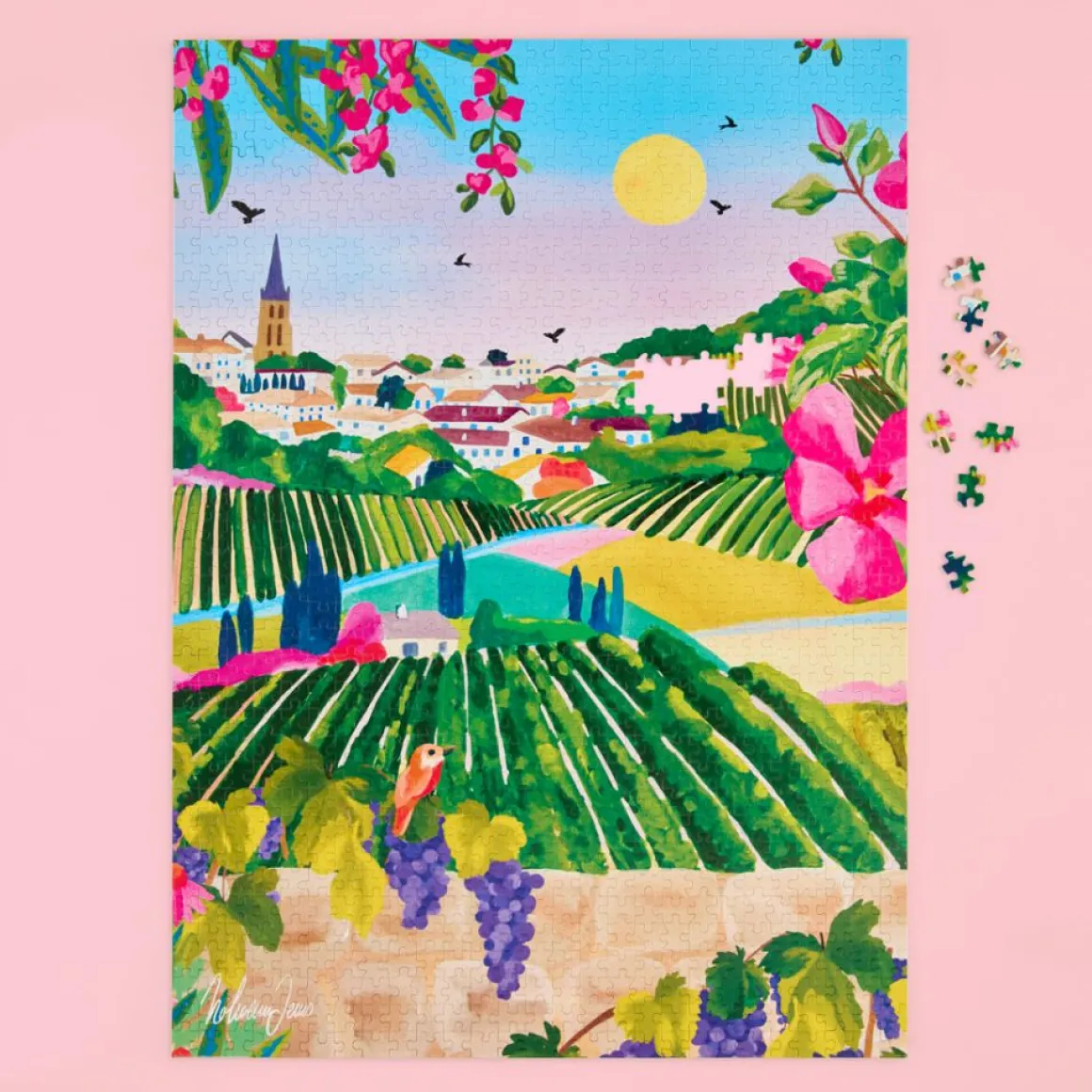 WerkShoppe – Village Vineyard 1000 Piece Puzzle