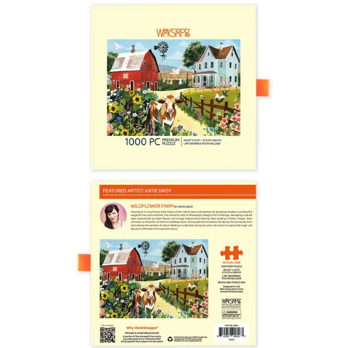 WerkShoppe – Wildflower Farm 1000 Piece Puzzle