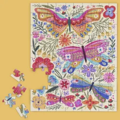 Werkshoppe Snax – Butterfly Floral 100 Piece Puzzle