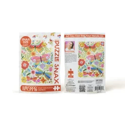 Werkshoppe Snax – Butterfly Floral 100 Piece Puzzle