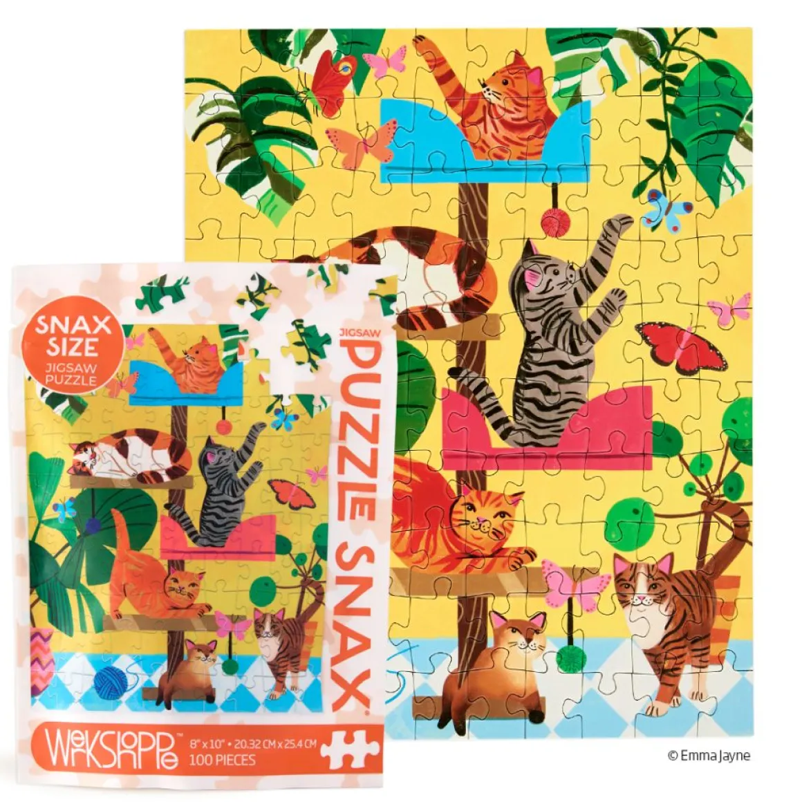 Werkshoppe Snax – Cat Tree 100 Piece Puzzle