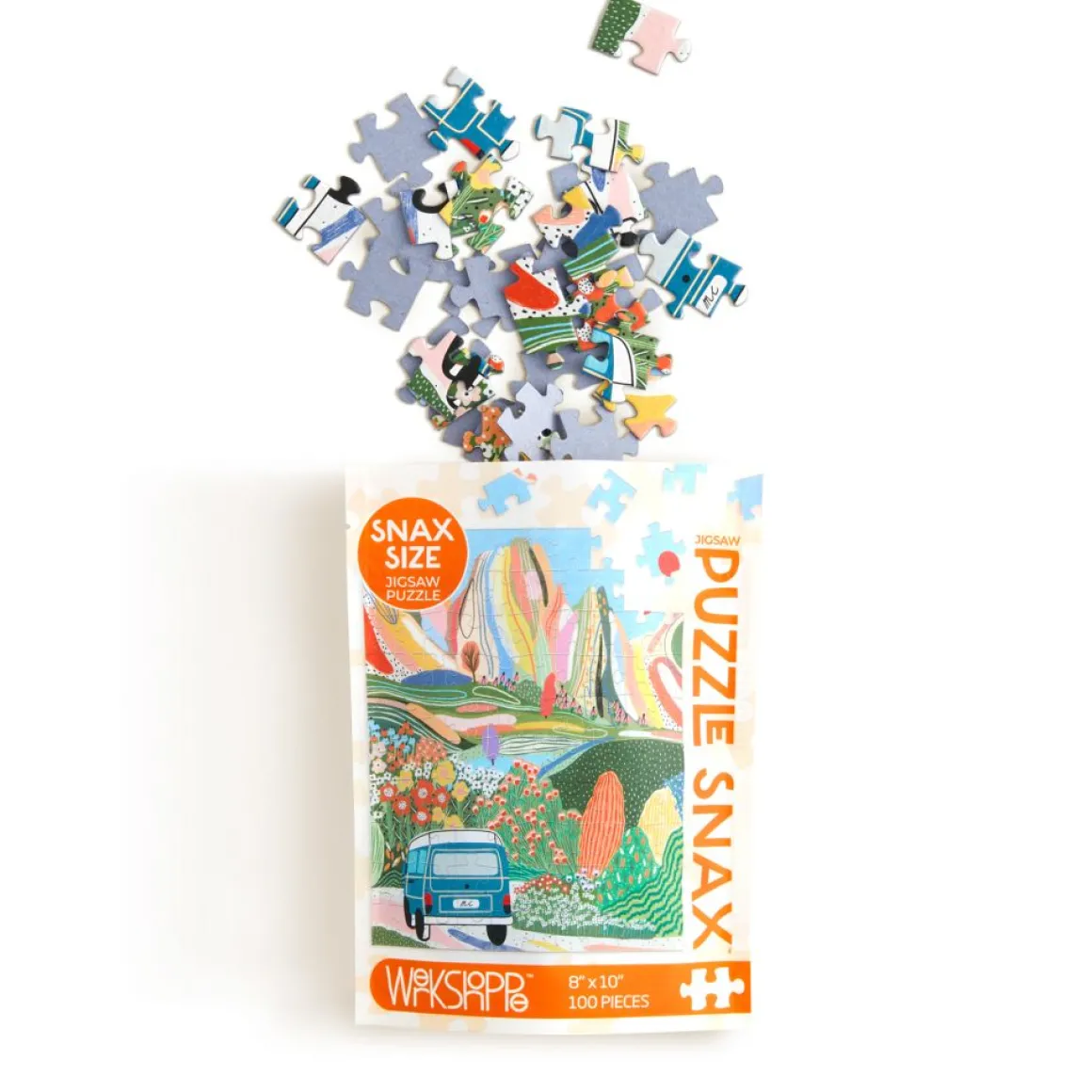 Werkshoppe Snax – Day Tripping 100 Piece Puzzle