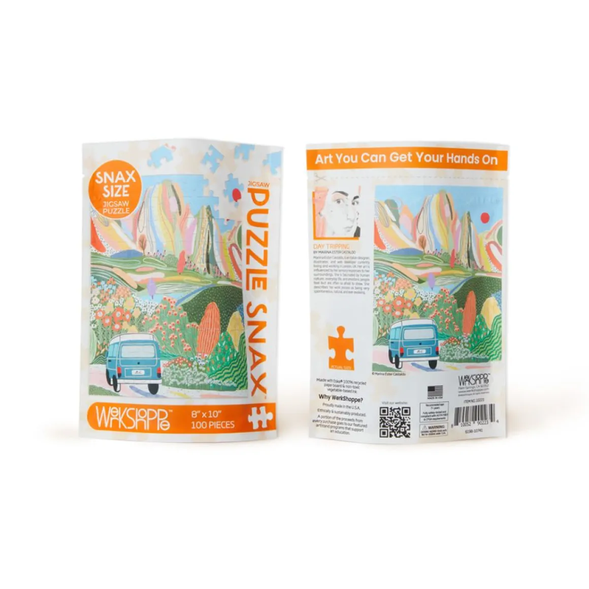 Werkshoppe Snax – Day Tripping 100 Piece Puzzle