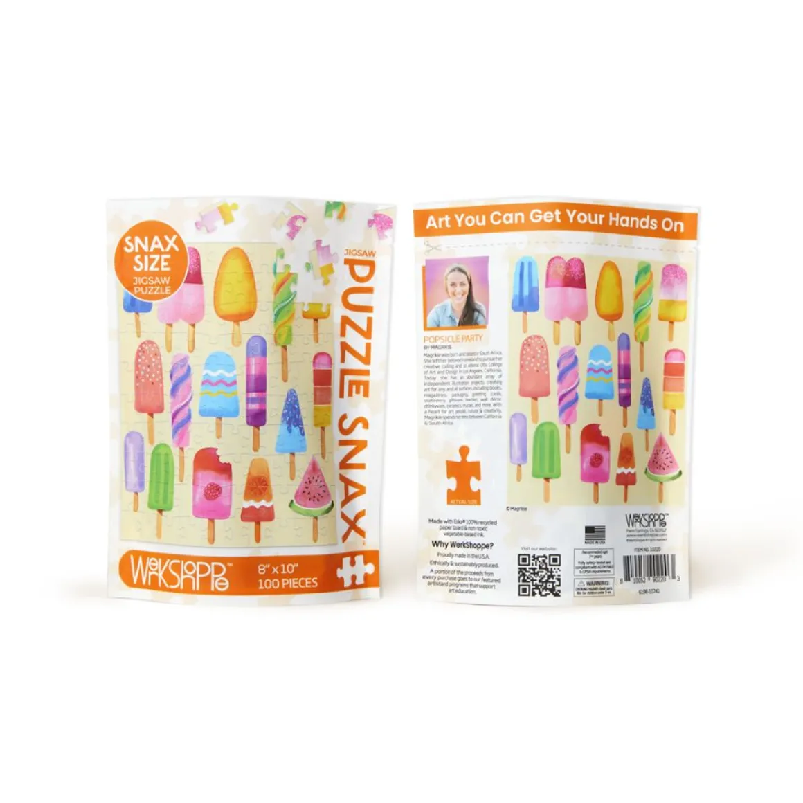 Werkshoppe Snax – Popsicle Party 100 Piece Puzzle