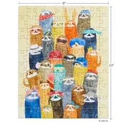 Werkshoppe Snax – Sloth Party 100 Piece Puzzle