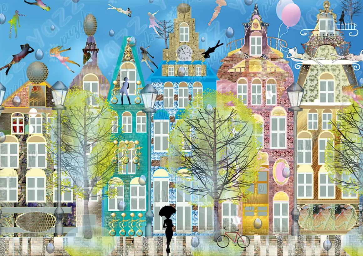 Yazz – Belgian City 1000 Piece Jigsaw Puzzle