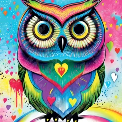 Yazz – Pop Art Owl 1023 Piece Jigsaw Puzzle